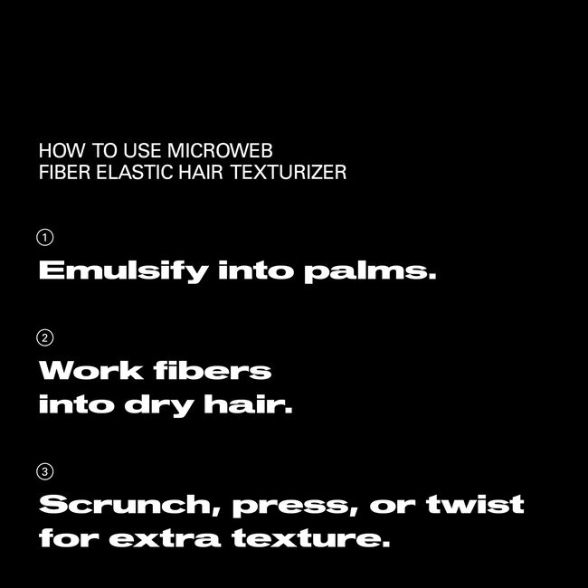 Microweb Fiber Elastic Hair Texturizer