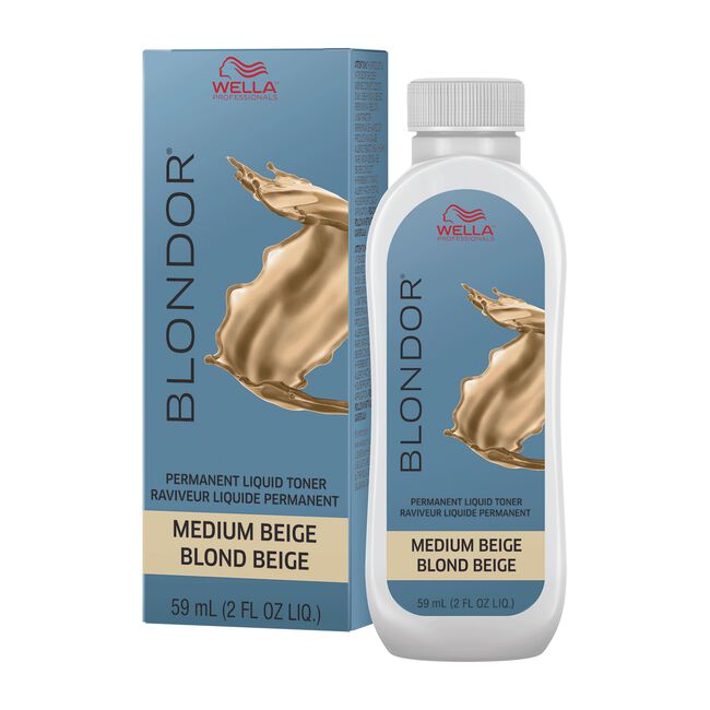 Blondor Permanent Toner  Medium Beige Blonde Beige