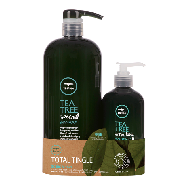 Tea Tree Special Shampoo with Hair & Body Moisturizer Duo John Paul