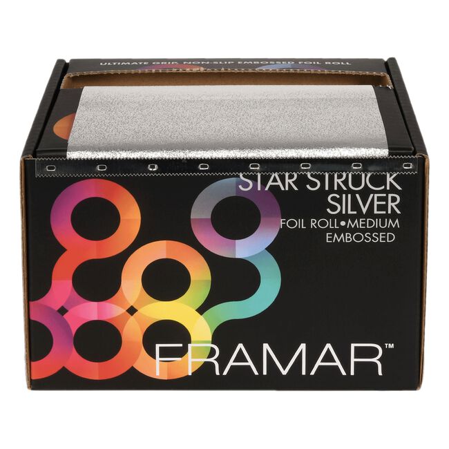 Star Struck Silver Medium Embossed Foil Roll