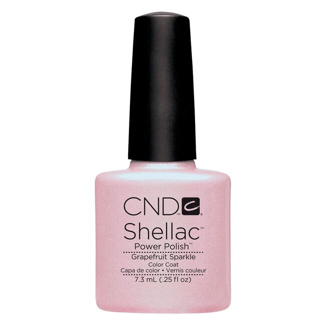 Grapefruit Sparkle Shellac Gel Polish