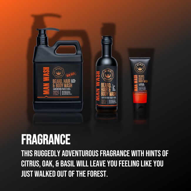 Man Wash BHB Beard, Hair and Body