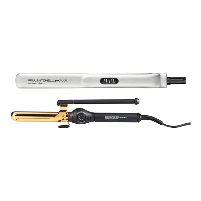 Express Ion Style+ Flat Iron with Express Gold Marcel 1 Inch