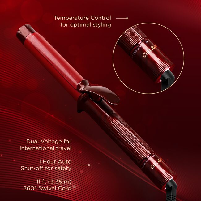 Ruby Lava 1.25 Inch Curling Iron