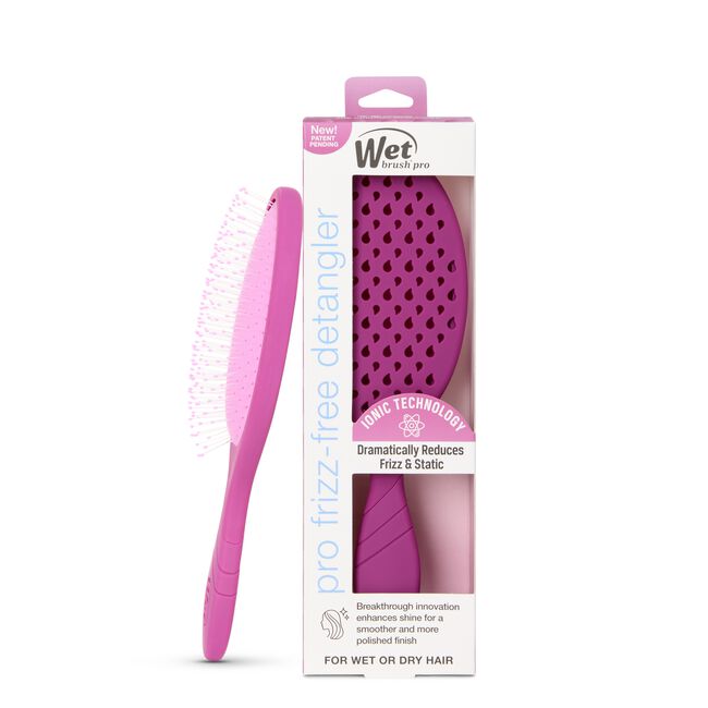 Purple Frizz Free Detangler Brush