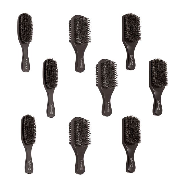 Scalpmasters 100% Boar Brushes - 9 Count Display