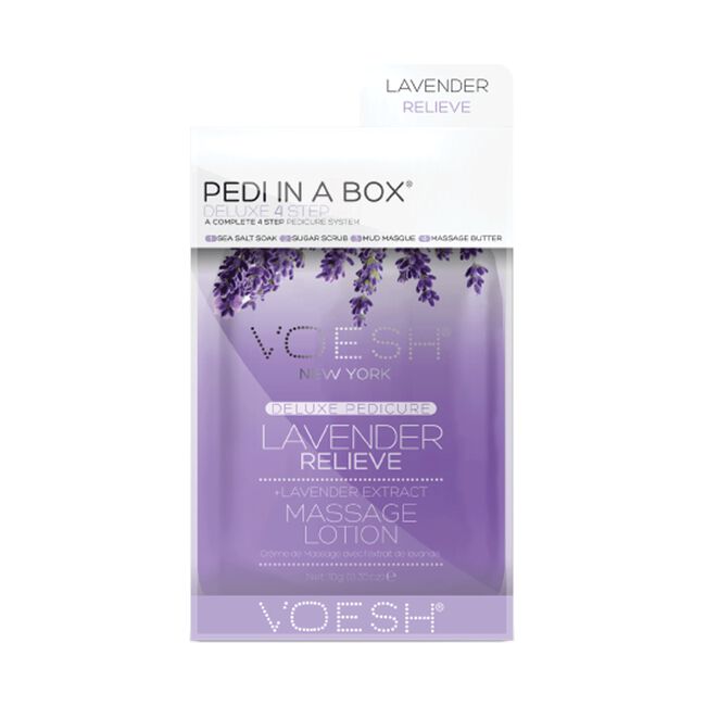 Deluxe 4-Step Pedi In A Box Lavender Relieve
