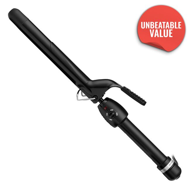 Stay-Temp Black & Gold 1 Inch XL Barrel Curling Iron