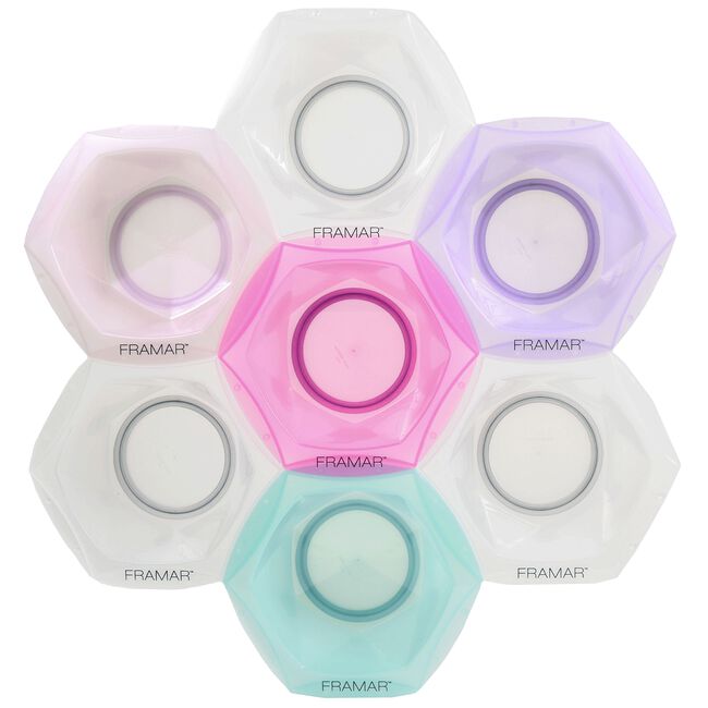 Connect and Color Bowls Rainbow - 7 Piece