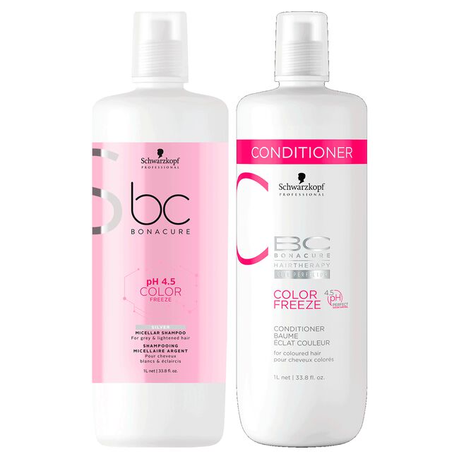 Bonacure Color Freeze Silver Shampoo, Conditioner Duo