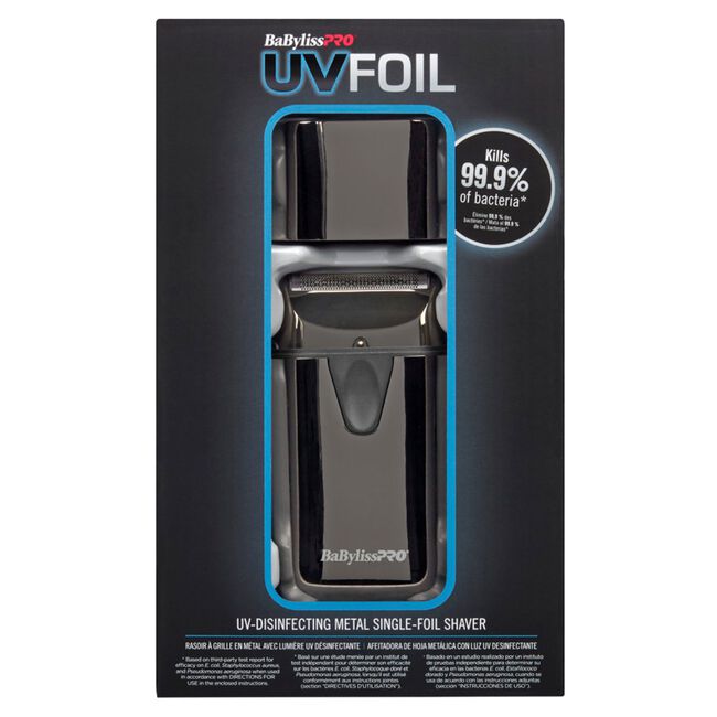 UVFOIL UV-Disinfecting Metal Single-Foil Shaver
