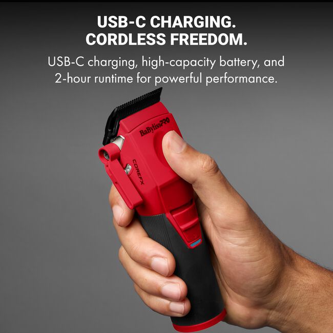 Limited Edition Red CoreFX Cordless Clipper