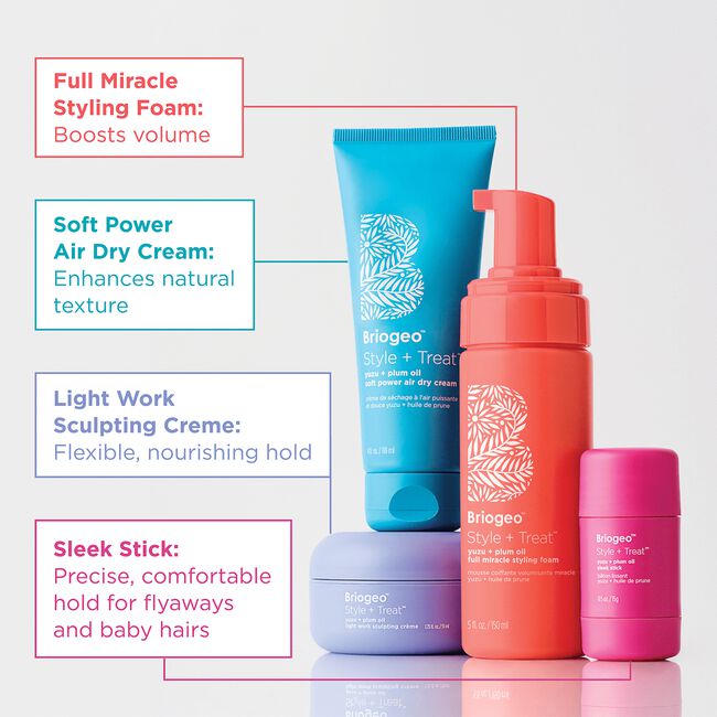 Style + Treat Yuzu + Plum Oil Soft Power Air Dry Cream