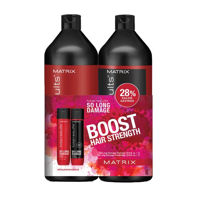 So Long Damage Shampoo, Conditioner Liter Duo