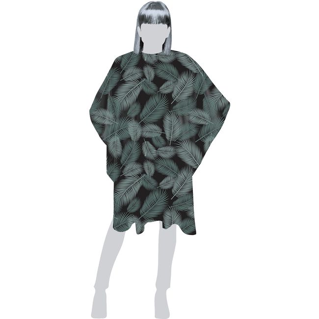 Premium Client Hairstyling Cape Palms Print