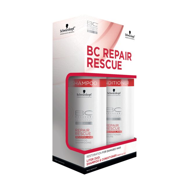 Repair Rescue Shampoo, Conditioner, Pump Liter Duo