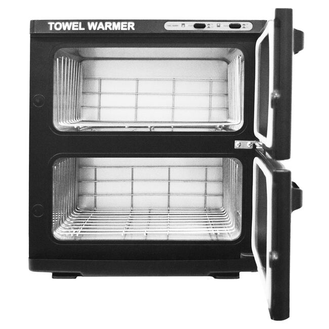 Black Double Hot Towel Warmer Modern Elements CosmoProf