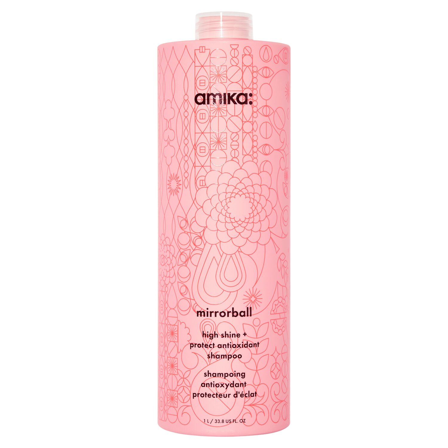 Mirrorball High Shine & Protect Antioxidant Shampoo amika CosmoProf