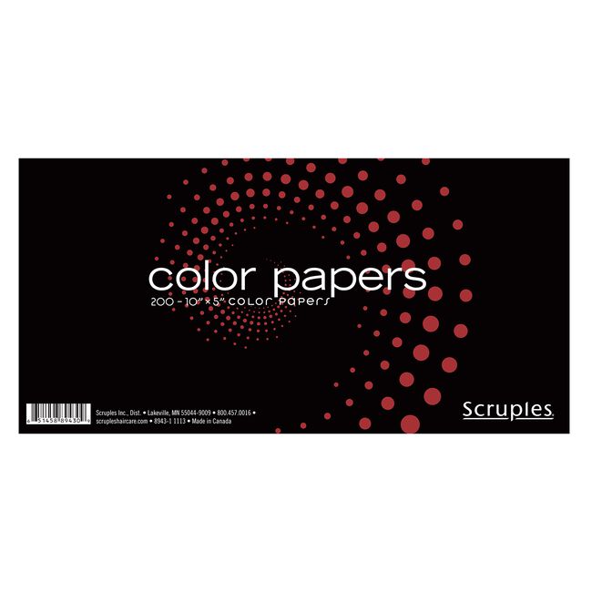 Hair Color Tinting Papers
