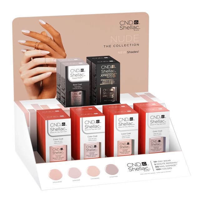 Shellac Nude Collection - 12 Count Display