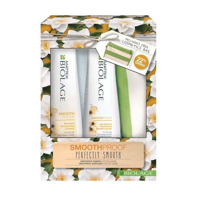 SmoothProof Shampoo, Conditioner with Travel Bag