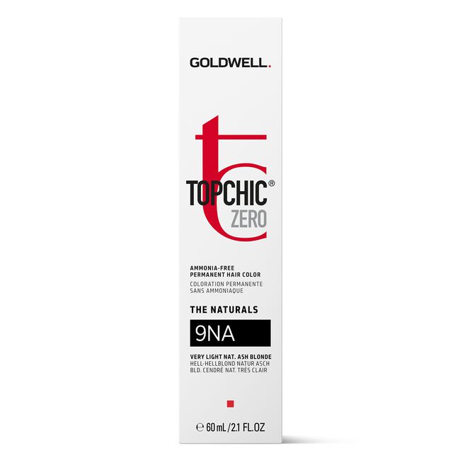 9NA Very Light Natural Ash Blonde Topchic Zero Ammonia-Free Permanent Color