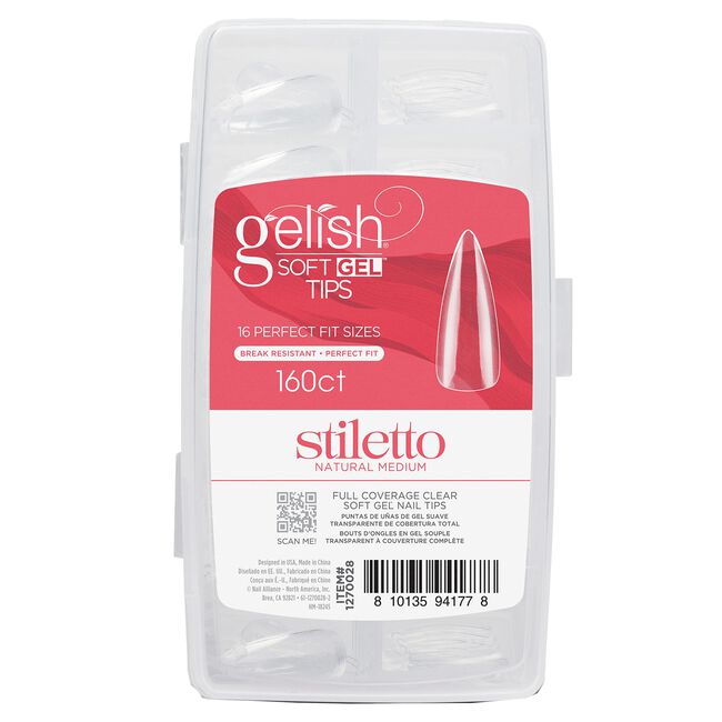 Medium Stiletto Soft Gel Tips