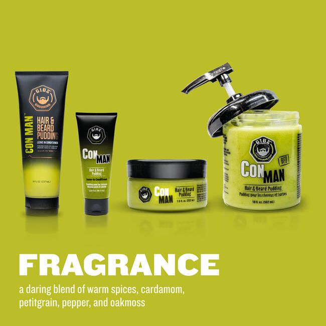 Con Man Hair & Beard Pudding GIBS Grooming CosmoProf