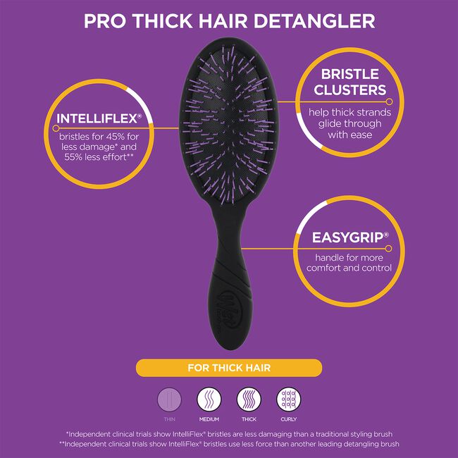 Pro Detangler Thick Hair Brush