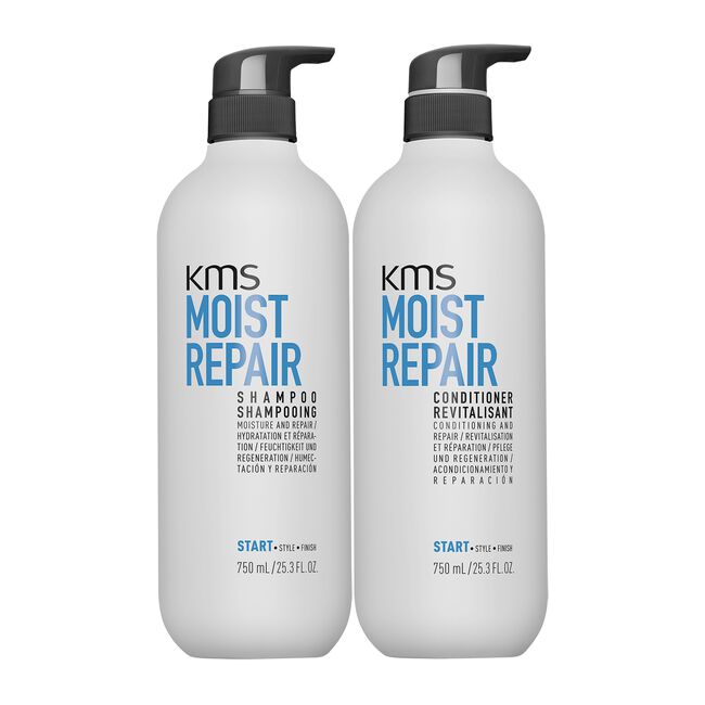 MoistRepair Shampoo, Conditioner Liter Duo