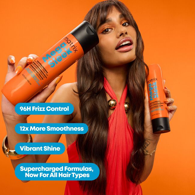 Mega Sleek Anti-Frizz Smoothing Shampoo