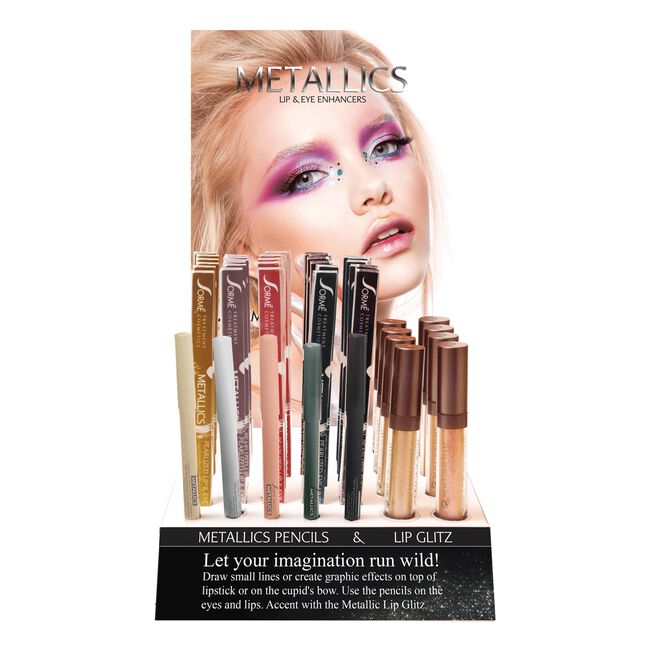 Pearlized Lip & EyeLiner, Lip Shimmer - 38 Count Display
