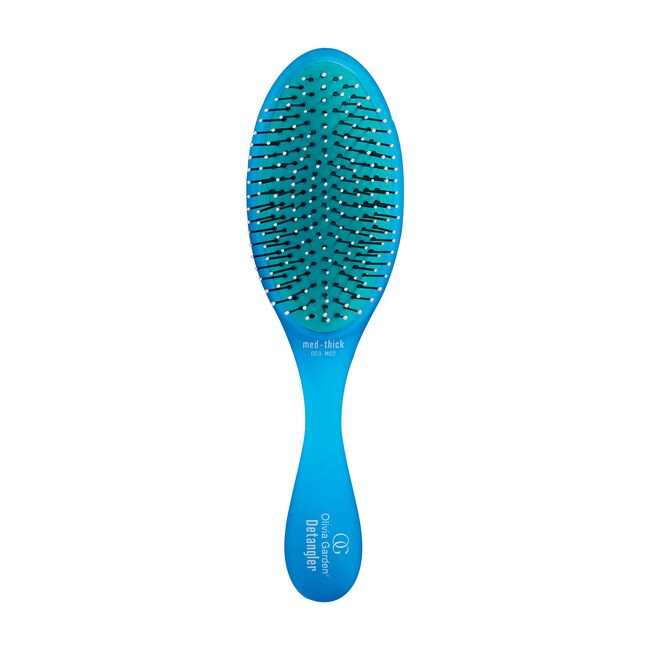 Blue Detangler Brush for Medium - Thick Hair