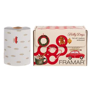 Holly Days Embossed Roll