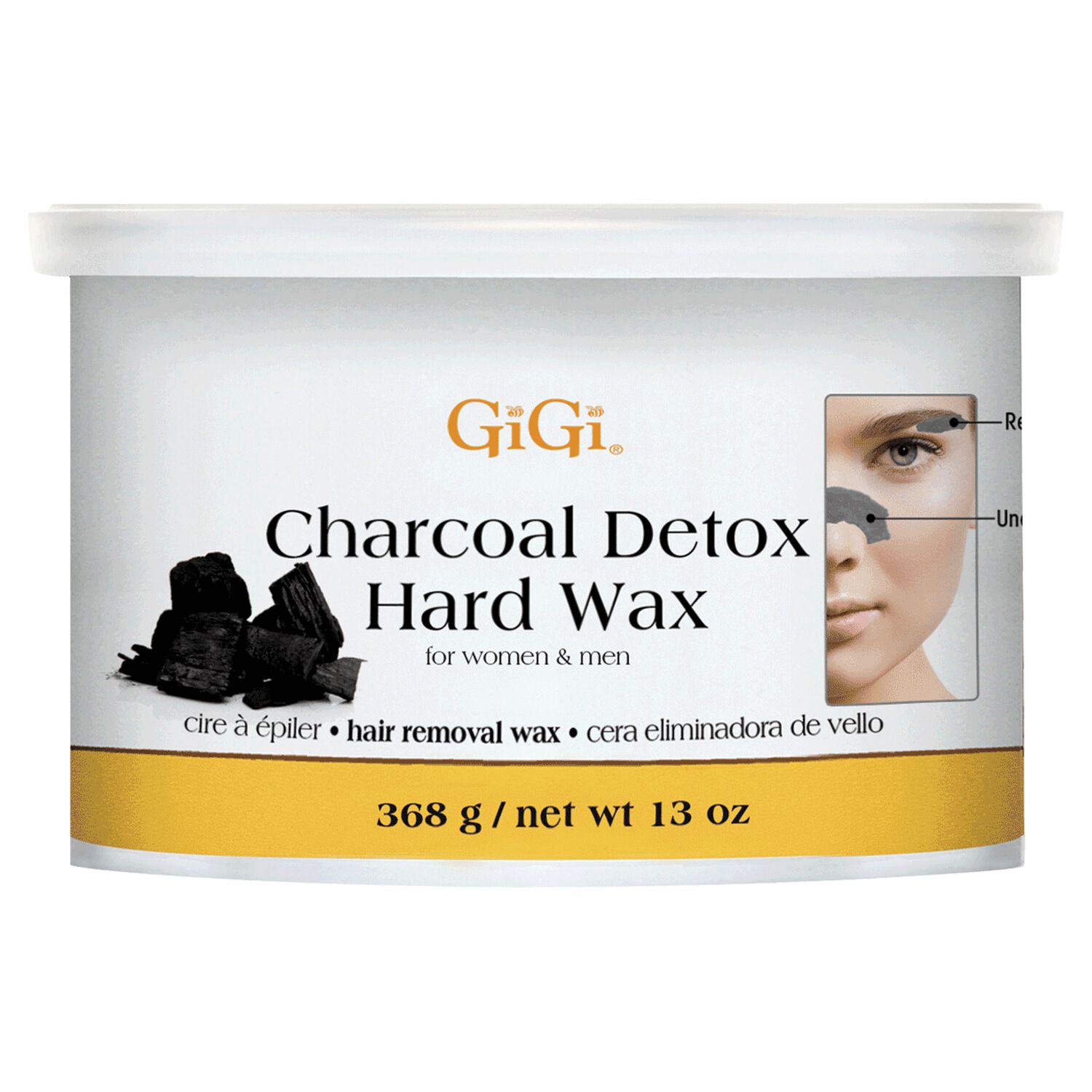 Charcoal Detox Hard Wax GiGi CosmoProf
