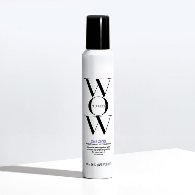 Color Control Purple Toning + Styling Foam for Light Hair