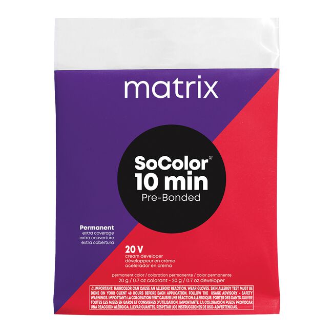 SoColor 10 Minute Permanent Hair Color & Developer Packettes