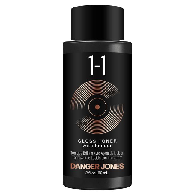 1-1 Ash Gloss Toner with Bonder Demi-Permanent Hair Color