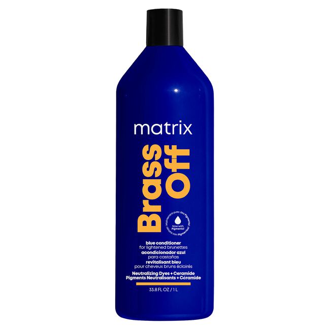Brass Off Purple-Blue Pigmented Conditioner for Lightened Brunettes