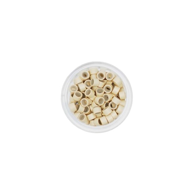 Blonde Silicone Pre-Loaded Extension Beads
