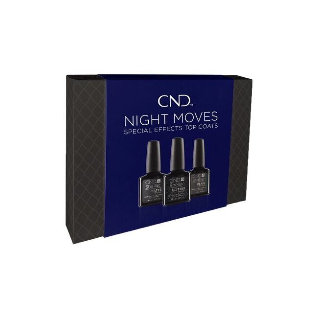 Shellac Pearl, Matte, Glitter Top Coat 3 Pack CND CosmoProf