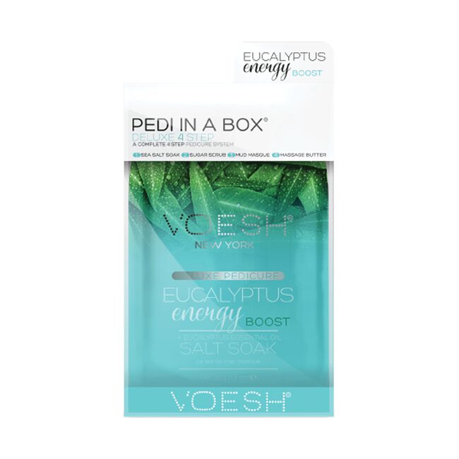 Deluxe 4-Step Pedi In A Box Eucalyptus Energy Boost