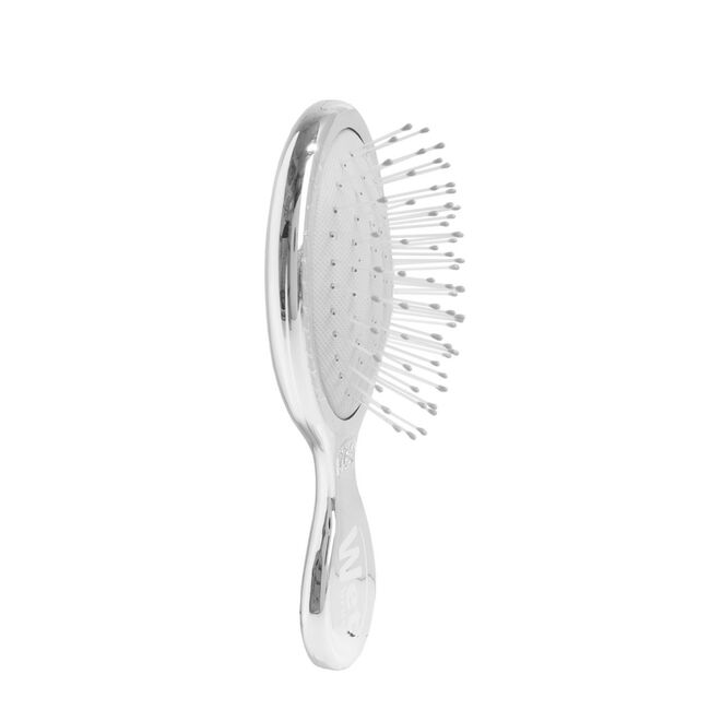 Silver Festive Mini Detangler Brush