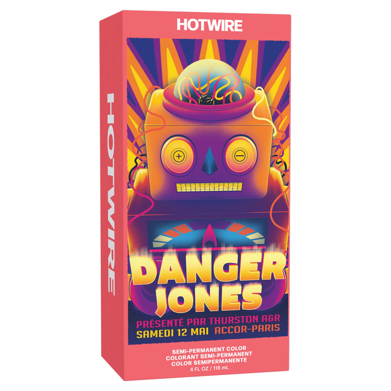 Hotwire Neon Orange SemiPermanent Hair Color Danger Jones CosmoProf