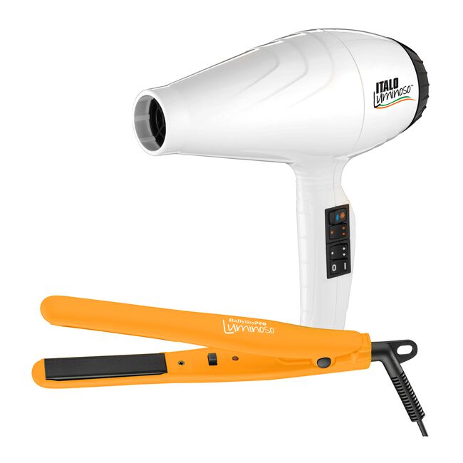 BaBylissPRO Luminoso Dryer with 3/4 Inch Mini Flat Iron