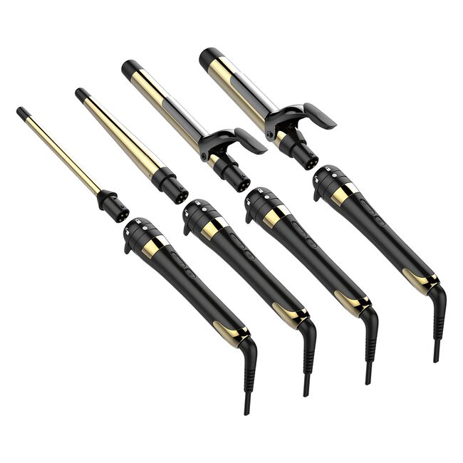 BabylissPRO Graphite + Titanium Ionic Curling Set