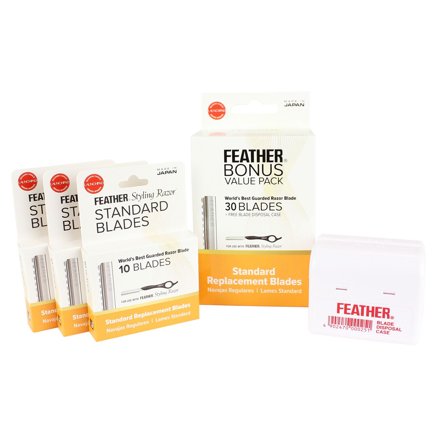 Feather Styling Razor Replacement Blades Bonus Pack - Jatai | CosmoProf