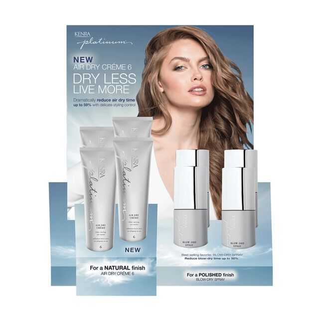 Air Dry Crème and Blow-Dry Spray 8-Count Display
