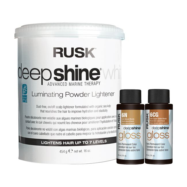 Deepshine Luminating Lightener, Gloss 6N, 6CG Color Shades