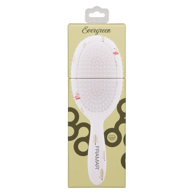 Evergreen Holly Days Detangle Brush